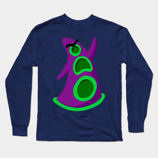 Purple Tentacle Long Sleeve T-Shirt by marzipanpond